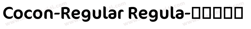 Cocon-Regular Regula字体转换